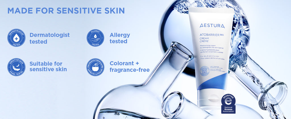 AESTURA ATOBARRIER365 Cream with Ceramides, Korean Face Moisturizer for Barrier Repair | 120H lasting Hydration, Ceramide Capsules, Dry & Sensitive Skin, Non-comedogenic, 80 mL / 2.70 fl.oz.