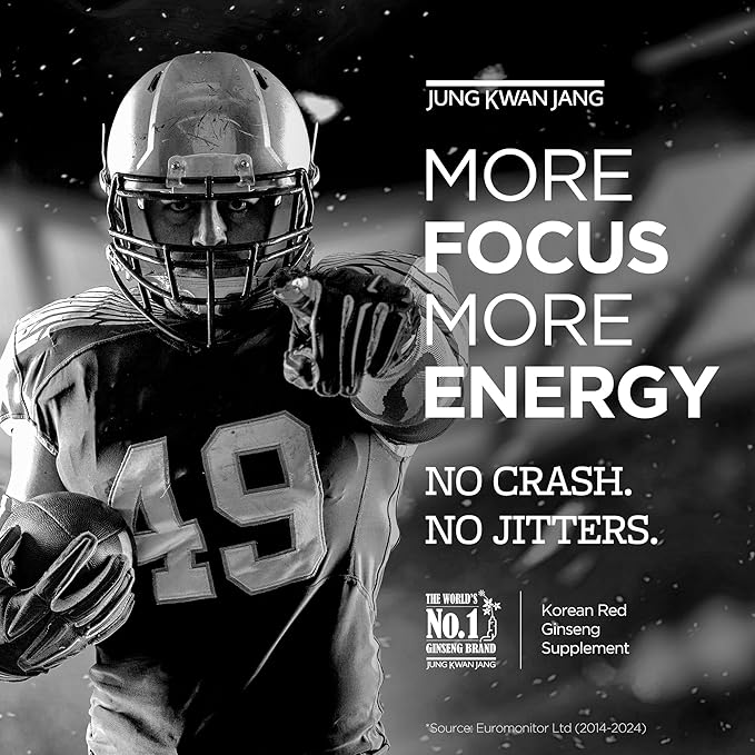 JUNG KWAN JANG Korean Red Ginseng Honey Paste Daily Stick | Poria Mushroom, Rehmannia Extract Hong Sam Jin Go Daily | Natural Energy Booster for Men & Women, Pre Workout | 30 Count