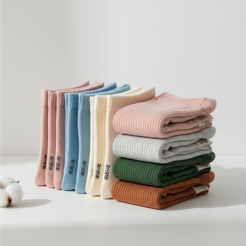 Korean Cotton Socks Set