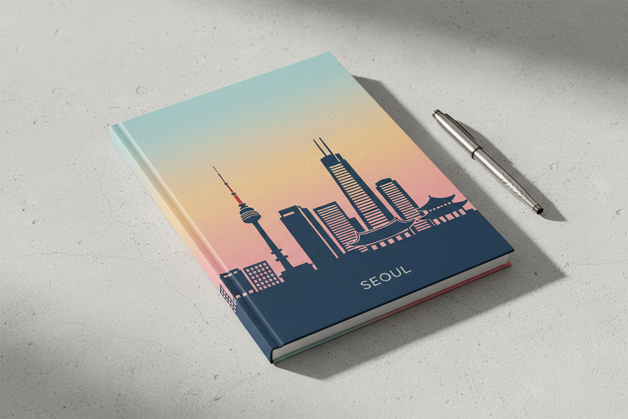 Seoul Skyline Notebook